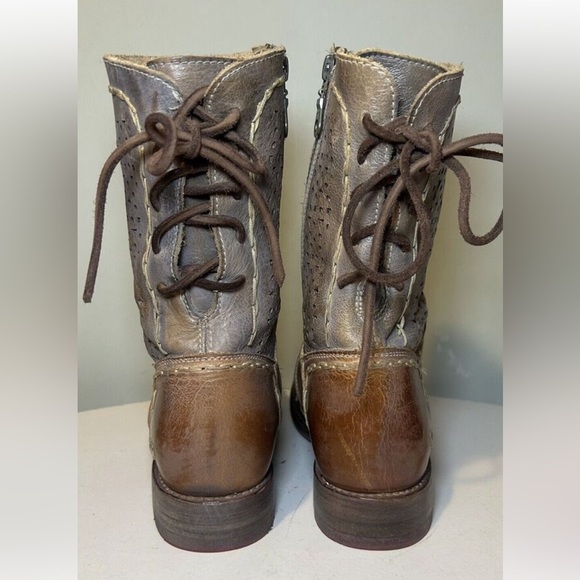 Bed Stu Chesire back lace mid calf boots. - Picture 4 of 8